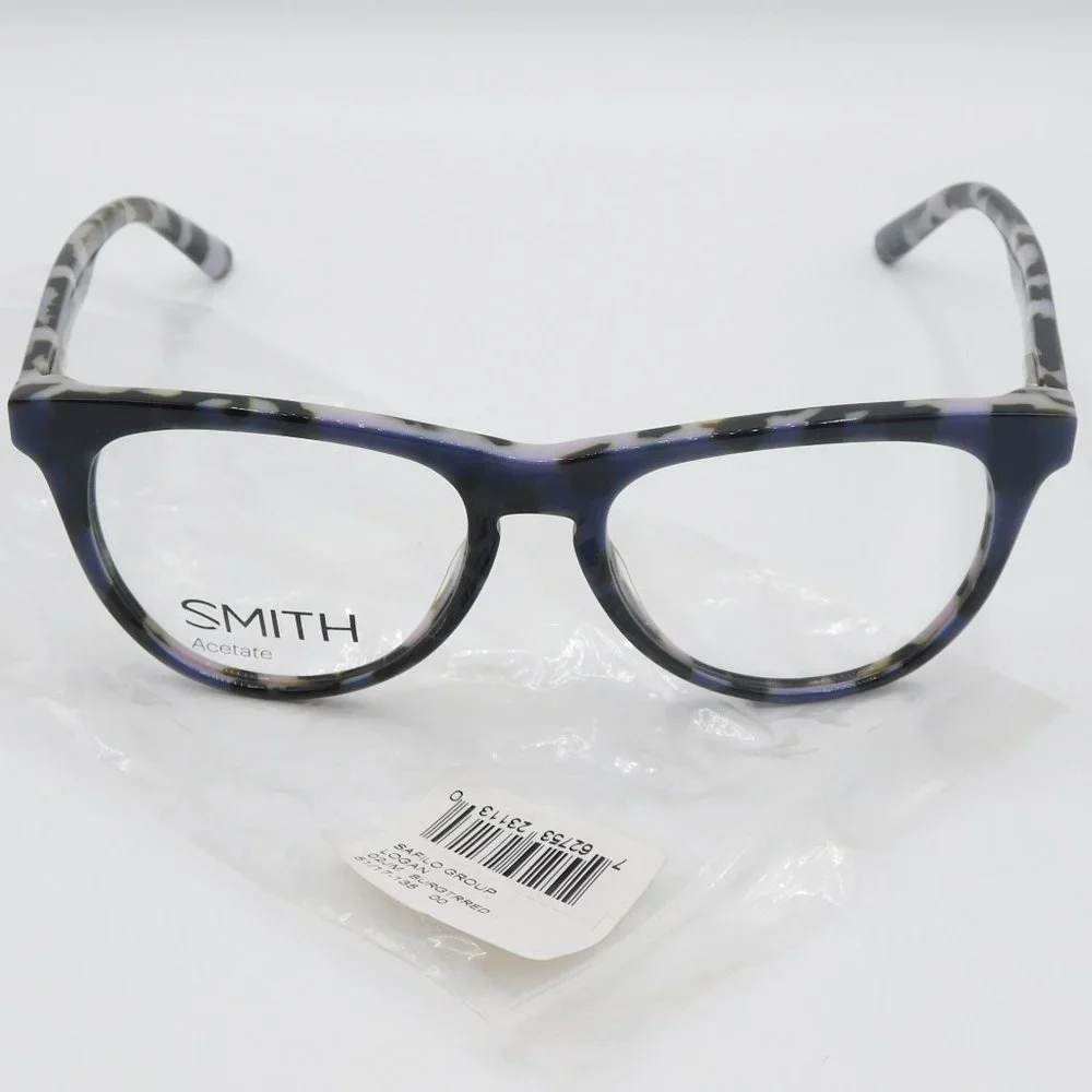 NEW SMITH OPTICS LOGAN 02JM VIOLET TORTOISE WOMEN'S EYEGLASSES FRAME 51-…